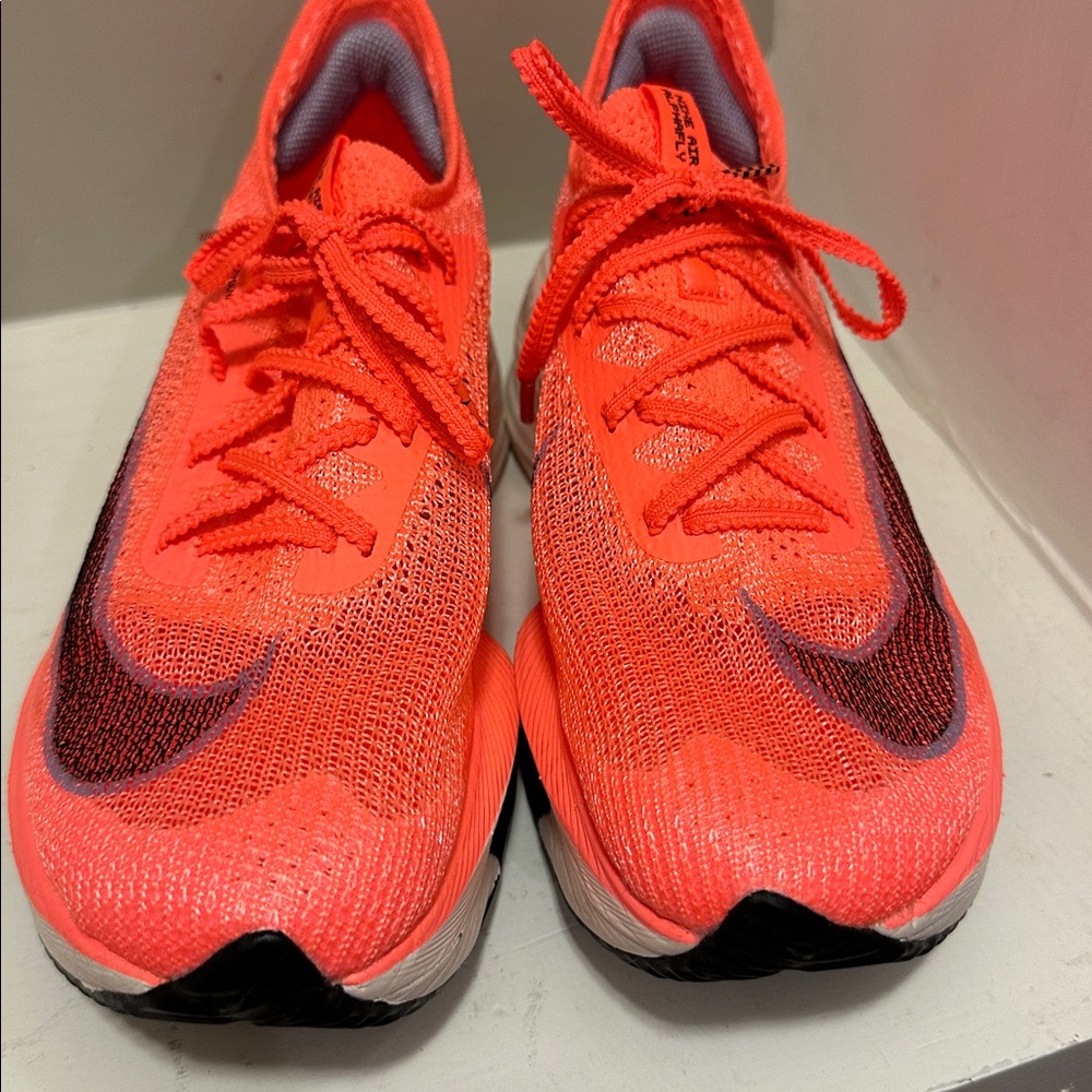 Nike Air Zoom Alphafly Next Bright Orange Sneakers - Picture 9 of 11